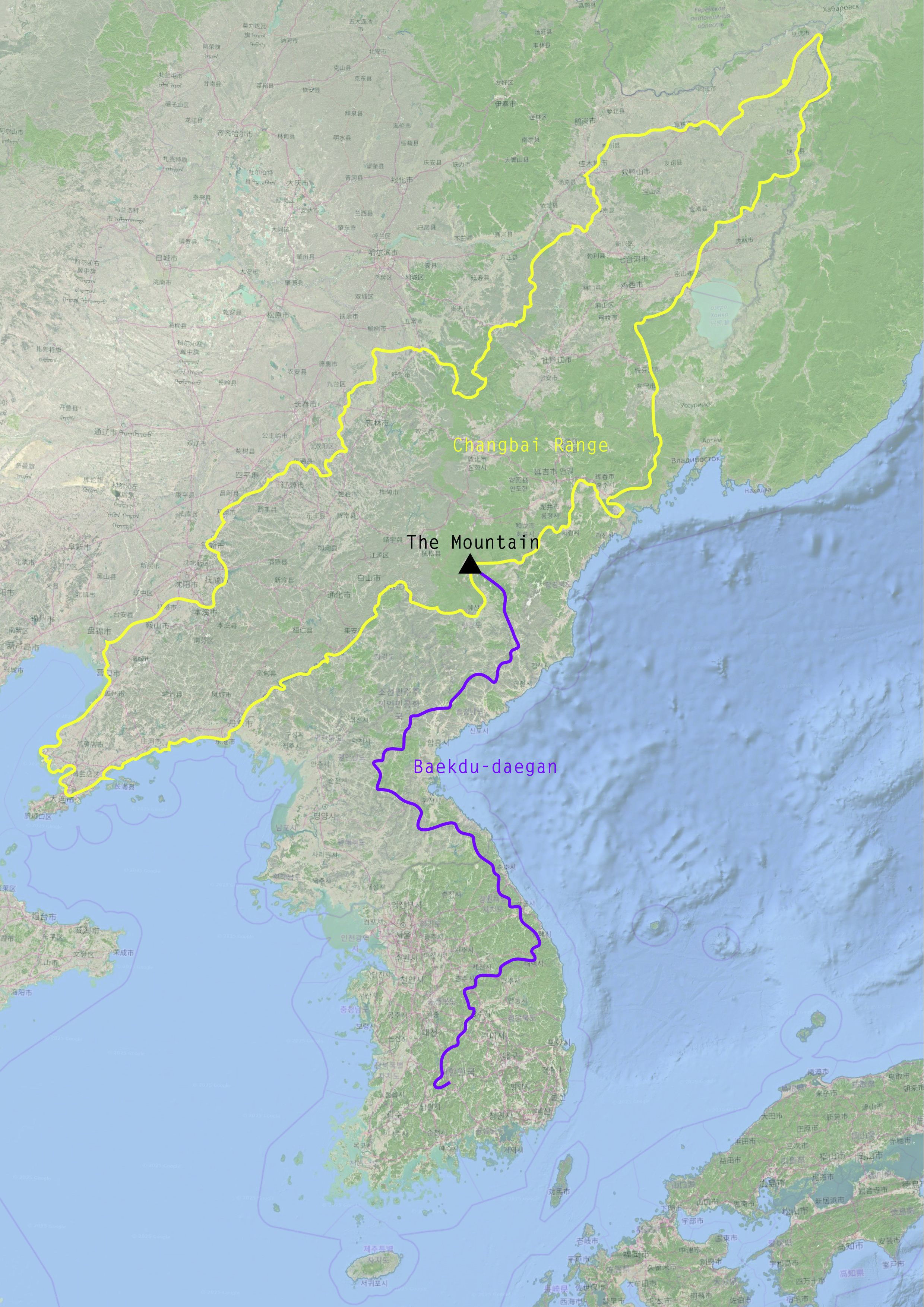 Mountain Range Map